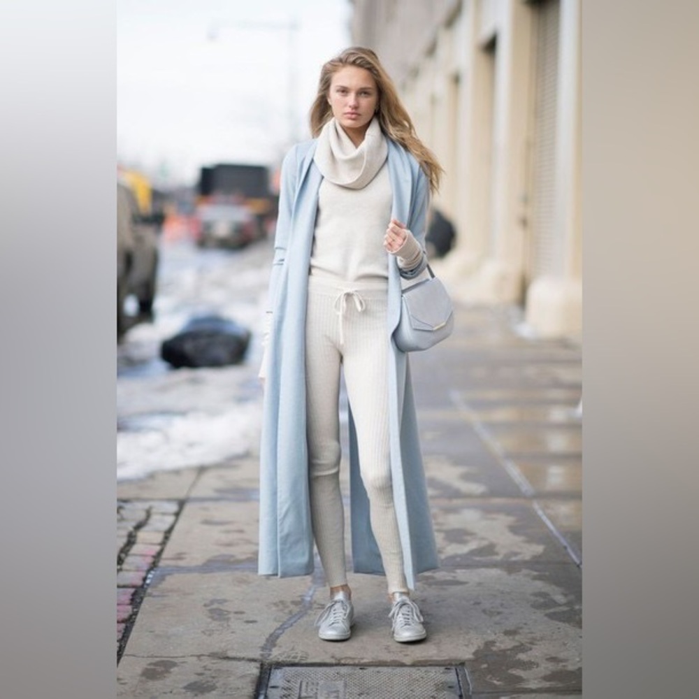 Ribbed knit pants